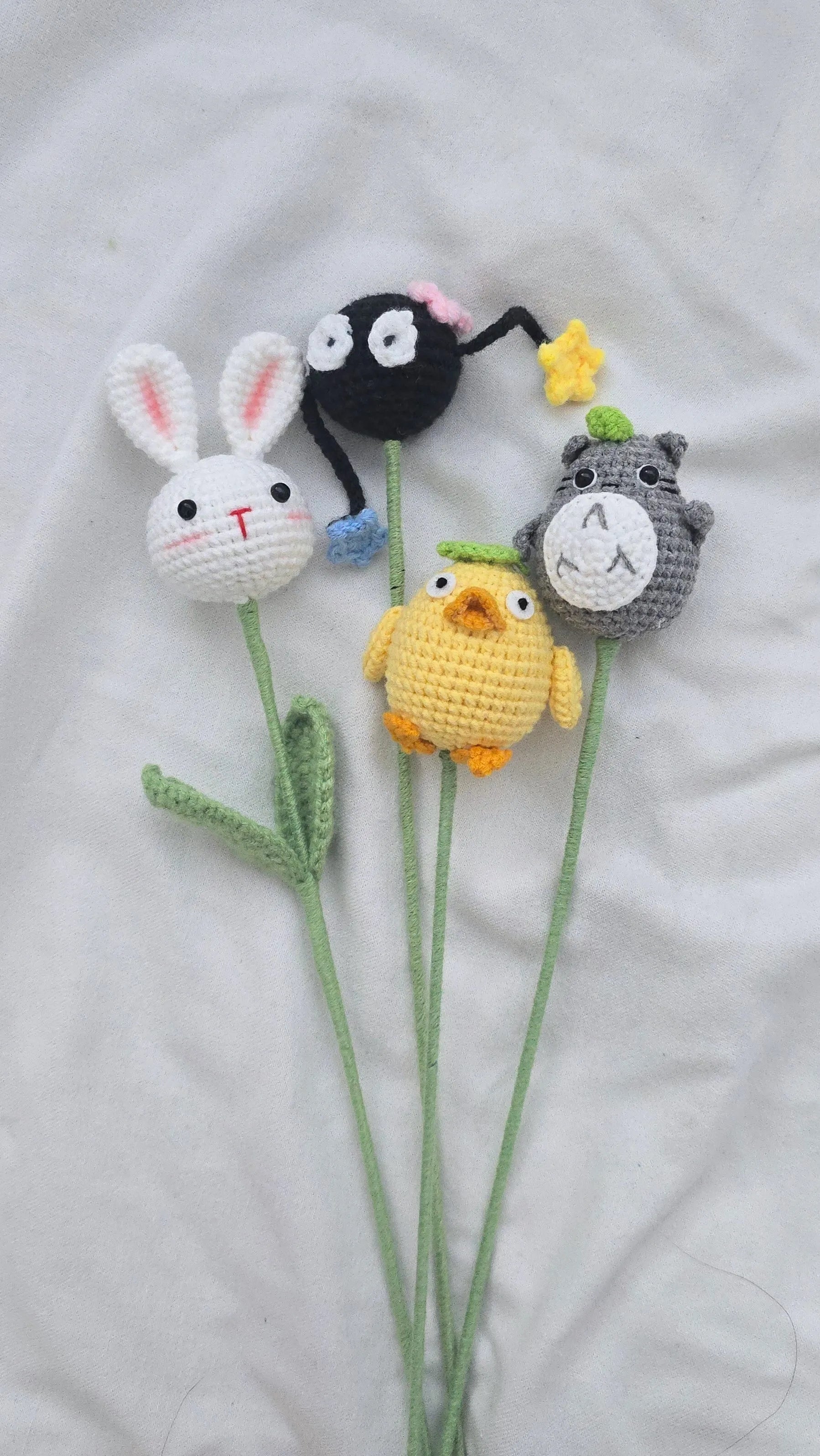 Flower Friends: Totoro, Duck Spirits, Soot Sprites, and Bunnies made with april product_type art-noise.myshopify.com flower-friends-totoro-duck-spirits-soot-sprites-and-bunnies Flower Friends: Totoro, Duck Spirits, Soot Sprites, and Bunnies made with april  art-noise.myshopify.com flower-friends-totoro-duck-spirits-soot-sprites-and-bunnies