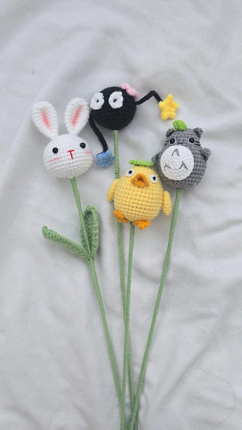 Flower Friends: Totoro, Duck Spirits, Soot Sprites, and Bunnies made with april product_type art-noise.myshopify.com flower-friends-totoro-duck-spirits-soot-sprites-and-bunnies Flower Friends: Totoro, Duck Spirits, Soot Sprites, and Bunnies made with april  art-noise.myshopify.com flower-friends-totoro-duck-spirits-soot-sprites-and-bunnies