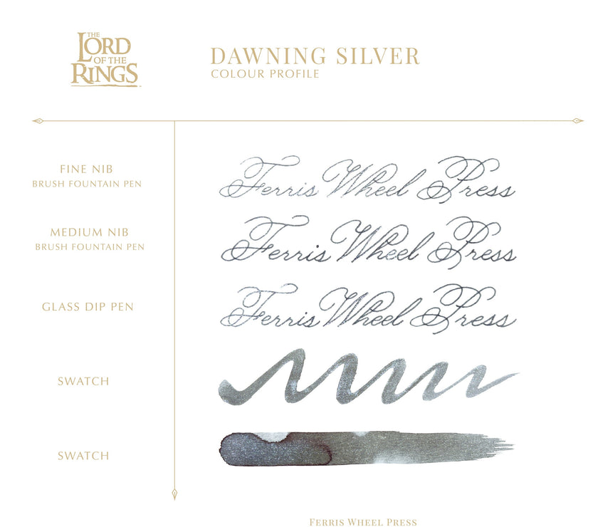 Warner Bros. | The Lord of the Rings | Dawning Silver Ink