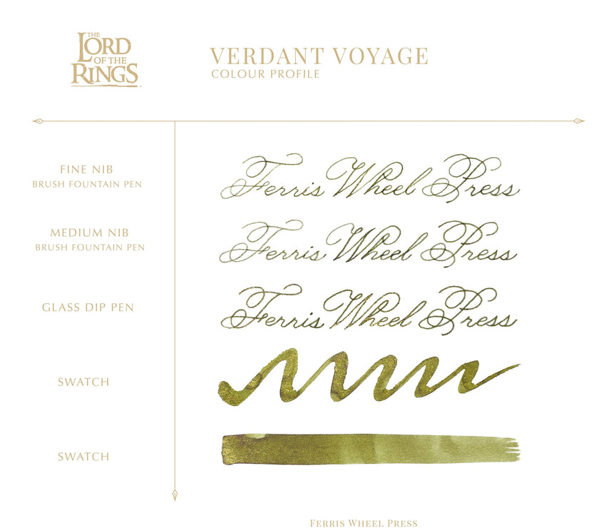 Warner Bros. | The Lord of the Rings | Verdant Voyage Ink