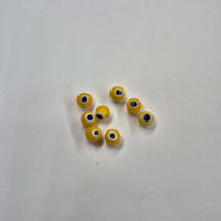 Evil Eye 6mm Glass Fishing Beads 8/pk