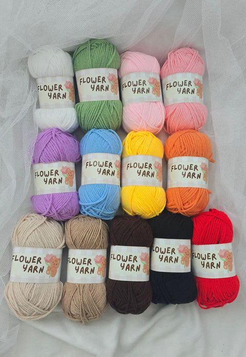 5ply Milk Cotton Flower Yarn made with april product_type art-noise.myshopify.com 5ply-milk-cotton-flower-yarn