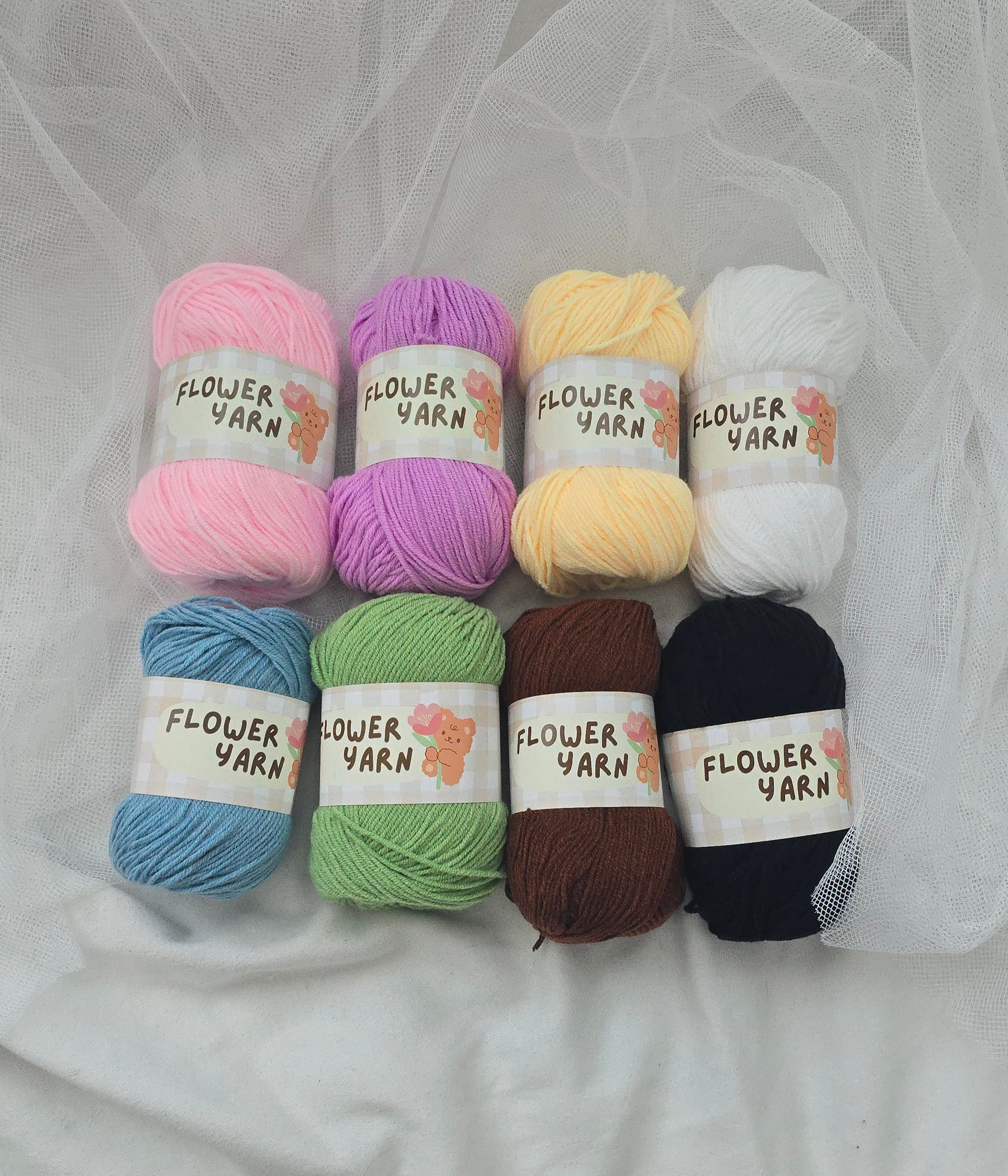 3ply Milk Cotton Flower Yarn made with april product_type art-noise.myshopify.com 3ply-milk-cotton-flower-yarn