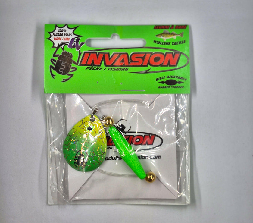 🍁Invasion Colorado Blade Adjustable Harness w/Octopus Hooks & Floater