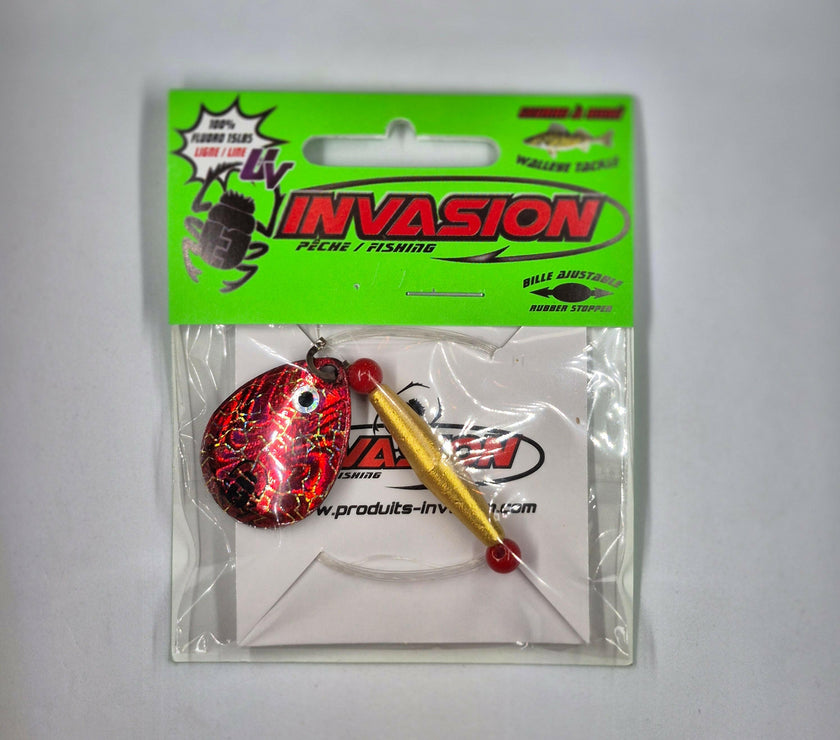 🍁Invasion Colorado Blade Adjustable Harness w/Octopus Hooks & Floater