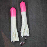 🍁Hitch & Fish 5" Glow Rattle Laker Tube Jigs 2oz