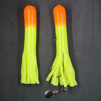 🍁Hitch & Fish 6" Glow Rattle Laker Tube Jigs