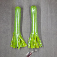 🍁Hitch & Fish 5" Glow Rattle Laker Tube Jigs 2oz