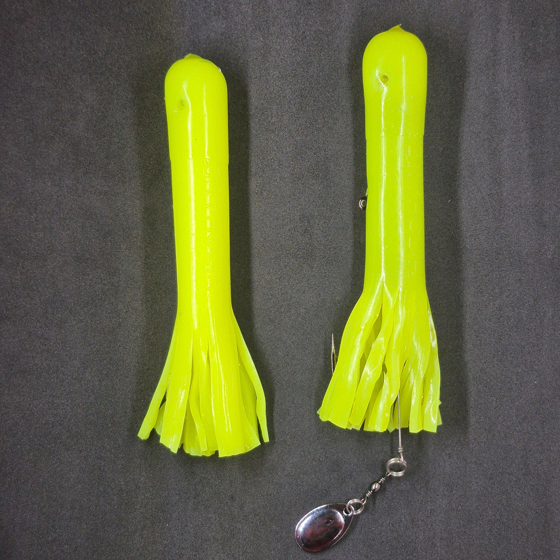 🍁Hitch & Fish 5" Glow Rattle Laker Tube Jigs 2oz Stony Tackle Shack artificial fishing jigs art-noise.myshopify.com hitch-fish-5-glow-rattle-laker-tube-jigs-2oz-1