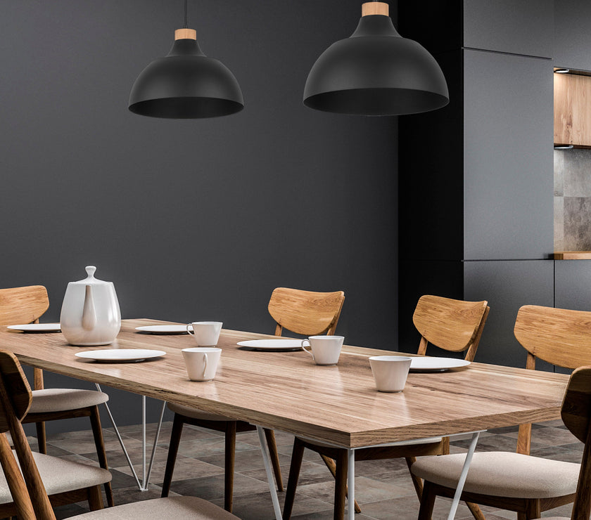 CAP Black Scandinavian Pendant Lamp