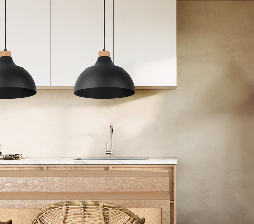 CAP Black Scandinavian Pendant Lamp
