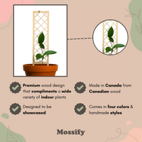 Cross-Hatch Wooden Trellis