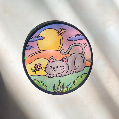  Meowgical Cat | Animal Sticker Cheeky Peach Designs Sticker art-noise.myshopify.com meowgical-cat-animal-sticker