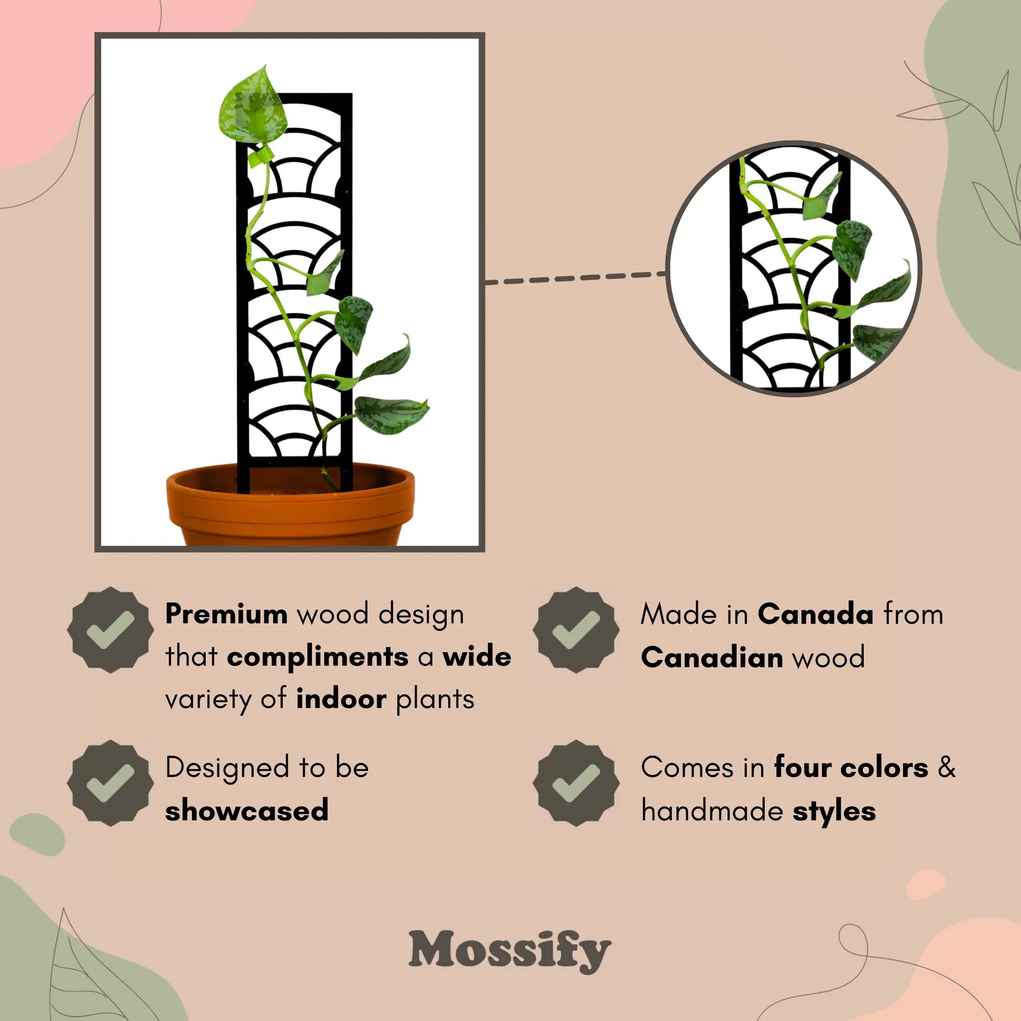 Rainbow Wooden Trellis Mossify Accessories art-noise.myshopify.com rainbow-wooden-trellis Rainbow Wooden Trellis Mossify Accessories art-noise.myshopify.com rainbow-wooden-trellis