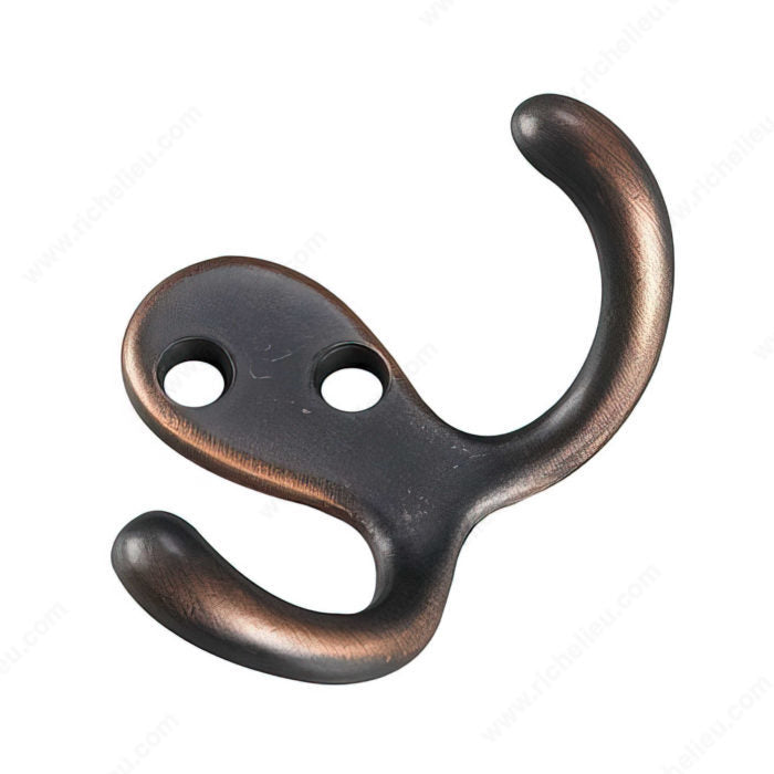 3 in Double Wardrobe Hook - 2235 Oil-Rubbed Bronze