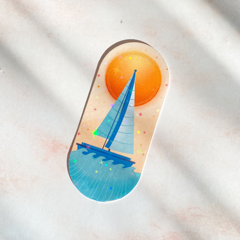 Sunset Sailing | New Brunswick Sticker