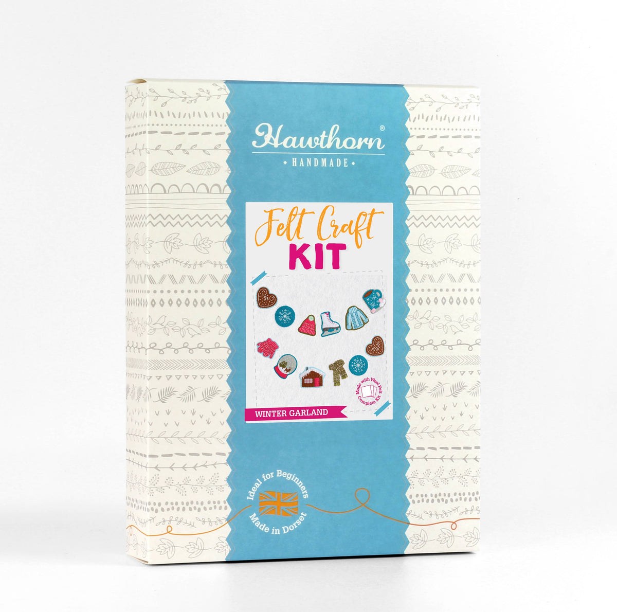 Winter Garland Felt Craft Kit | Christmas Beginner Craft Kit