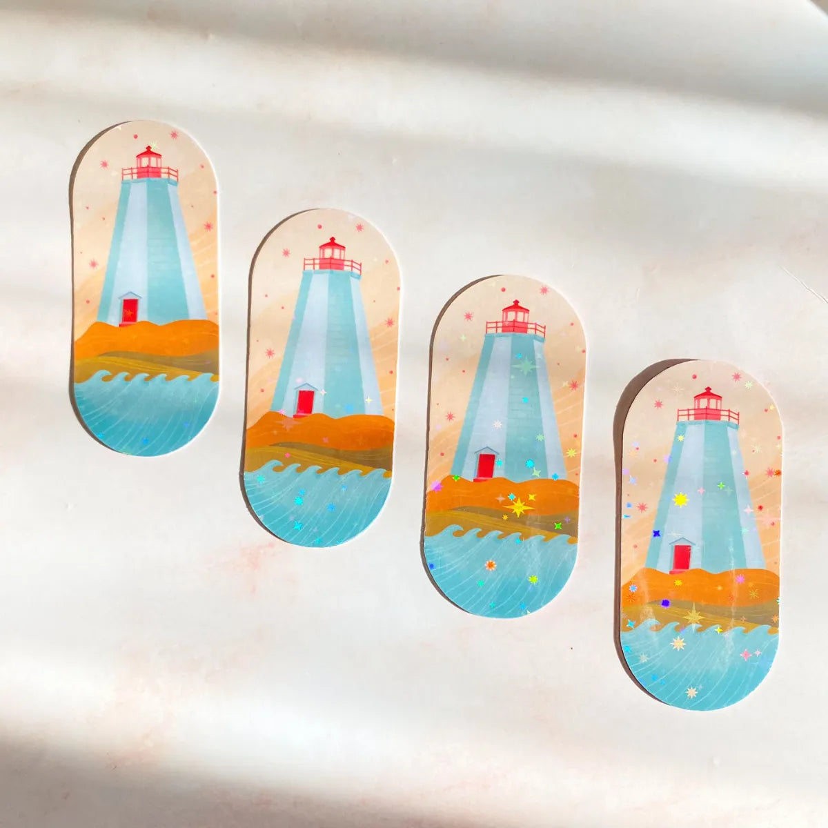  East Coast Lighthouse | New Brunswick Sticker Cheeky Peach Designs Sticker art-noise.myshopify.com east-coast-lighthouse-new-brunswick-sticker