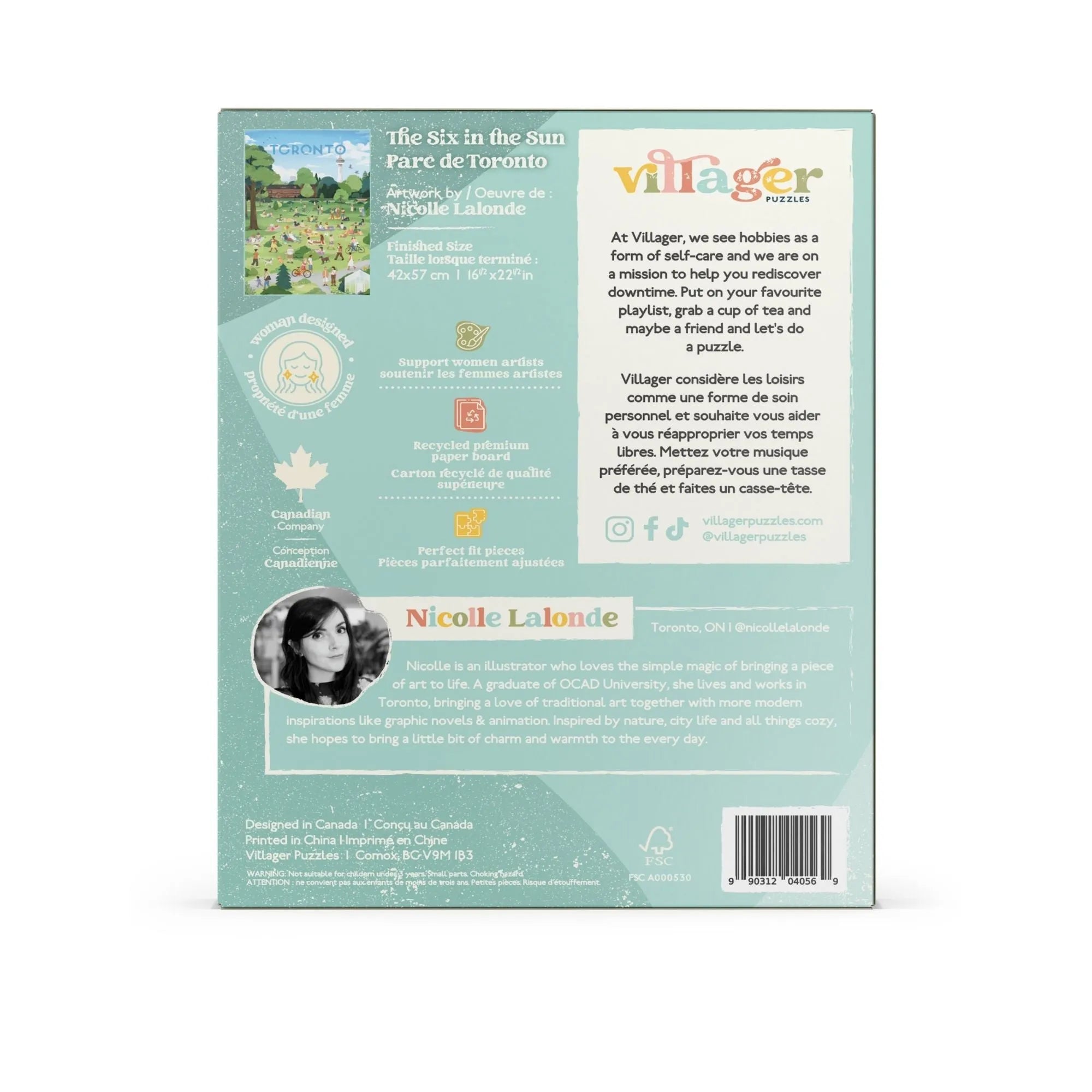  The Six in the Sun | 500-Piece Puzzle for Adults | Designed in Canada by Nicolle Lalonde Villager Puzzles Puzzle art-noise.myshopify.com the-six-in-the-sun-500-piece-puzzle-for-adults-designed-in-canada-by-nicolle-lalonde