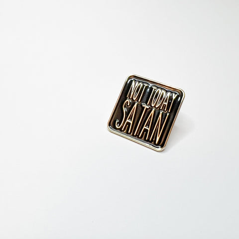 Not today Satan Pin Creativien product_type art-noise.myshopify.com not-today-satan-pin