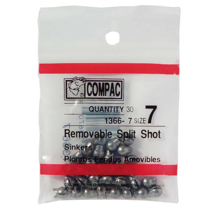 🍁COMPAC Removable Split Shot Sinkers