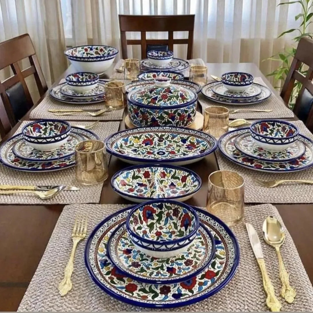 Ceramic Dining Set Watany Palestinian Products Ceramics art-noise.myshopify.com ceramic-dining-set Ceramic Dining Set Watany Palestinian Products Ceramics art-noise.myshopify.com ceramic-dining-set