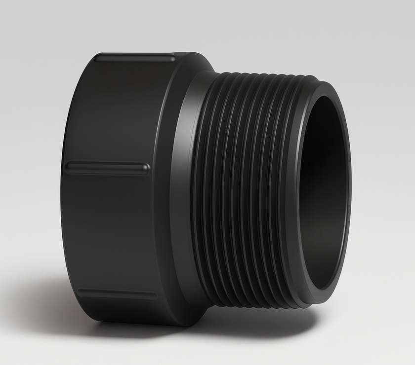 LESSO ABS Female Trap Adapter – 1 1/2" Hub x FIPT (Nut Not Included)