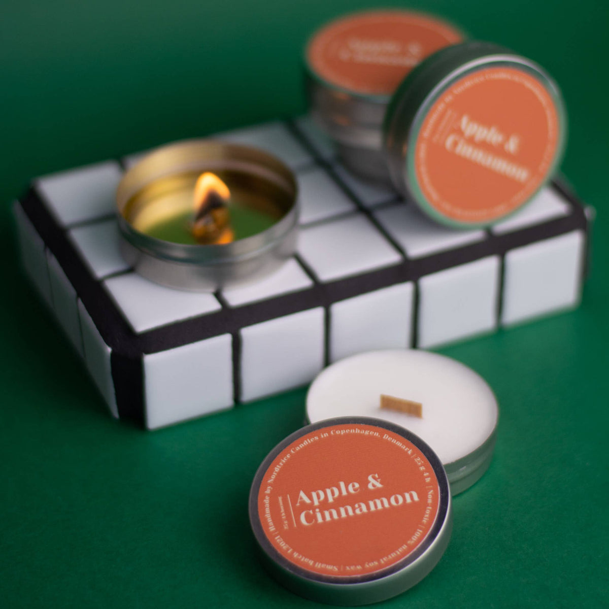 Mini Scented Soy Candle - Apple and Cinnamon