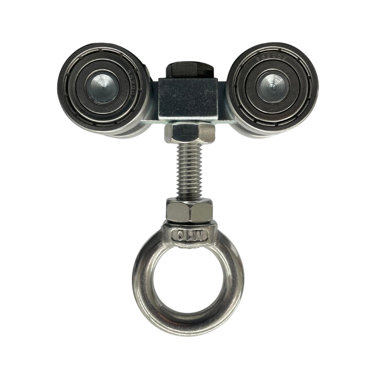 Byson Double Strut Trolley, 4 Wheels with Eyebolt - 1000 kg
