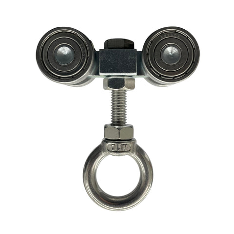 Byson Double Strut Trolley, 4 Wheels with Eyebolt - 1000 kg