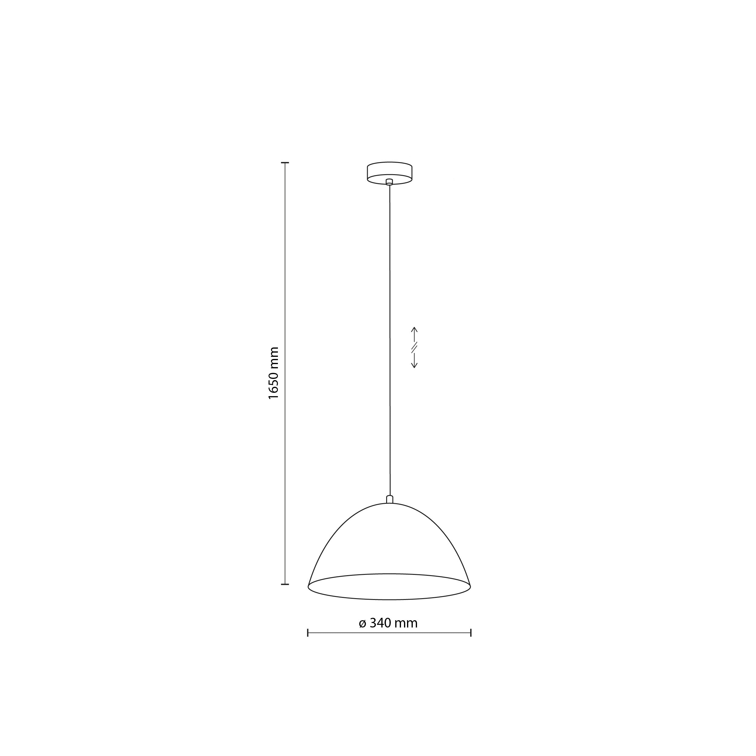 FARO Ochre Mid-Century Modern Pendant Light M