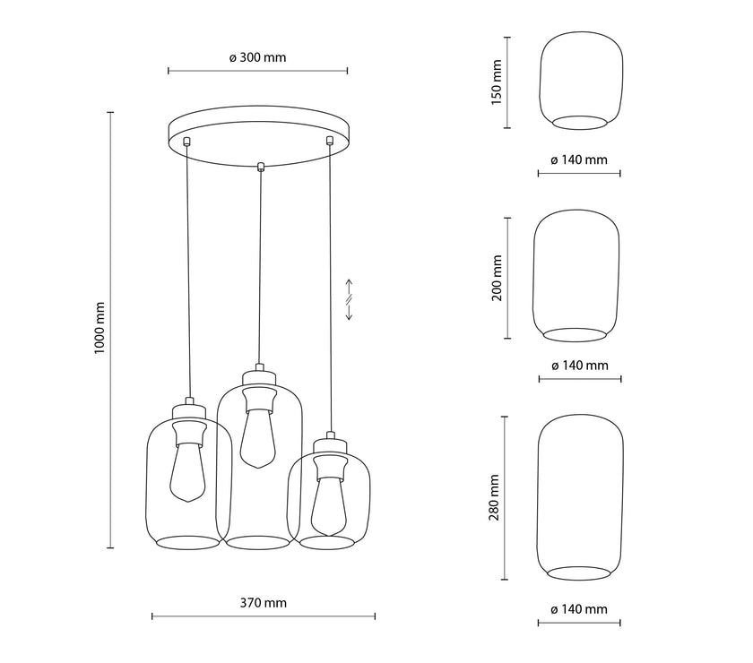 Marco Mid-Century Modern Pendant Lamp 3