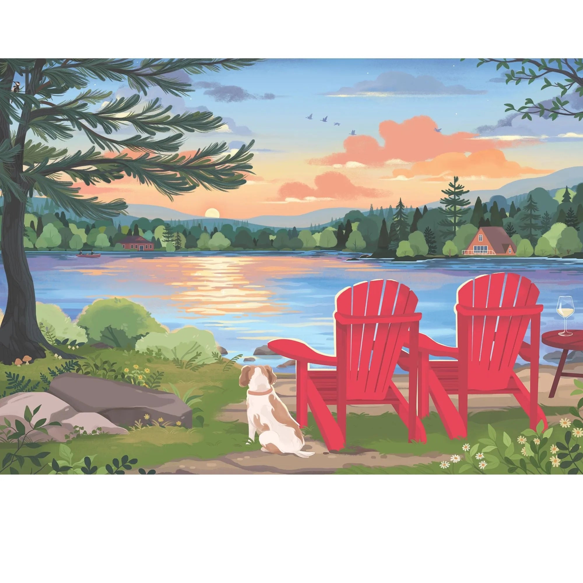 Cottage Country | 500-Piece Puzzle for Adults | Designed in Canada by Nicolle Lalonde Villager Puzzles Puzzle art-noise.myshopify.com cottage-country-500-piece-puzzle-for-adults-designed-in-canada-by-nicolle-lalonde