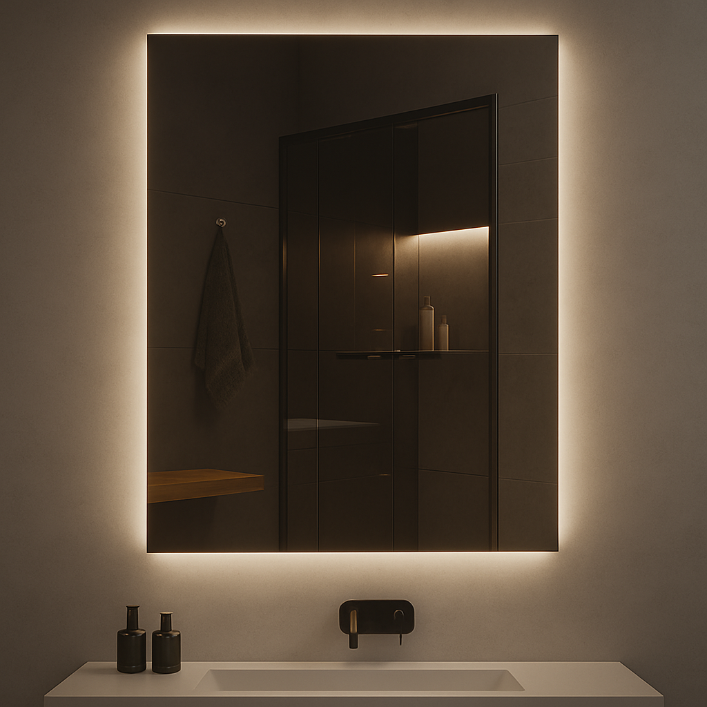 NEBULA PureGlow Backlit LED Vanity Mirror – Anti-Fog | 24–60" Good Day Building Supply Inc. Mirror art-noise.myshopify.com nebula-pureglow-backlit-led-vanity-mirror-anti-fog-24-60