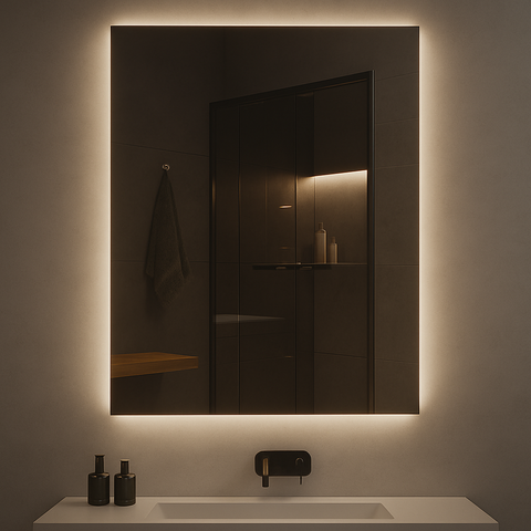 NEBULA PureGlow Backlit LED Vanity Mirror – Anti-Fog | 24–60" Good Day Building Supply Inc. Mirror art-noise.myshopify.com nebula-pureglow-backlit-led-vanity-mirror-anti-fog-24-60