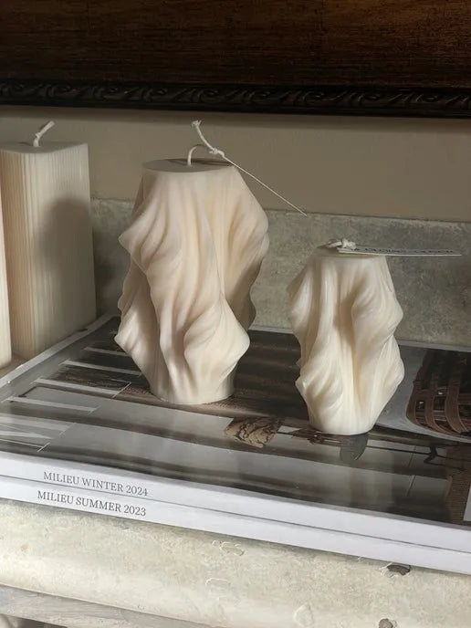 Wave Eloise and Oliver Decorative Candle art-noise.myshopify.com wave Wave Eloise and Oliver Decorative Candle art-noise.myshopify.com wave