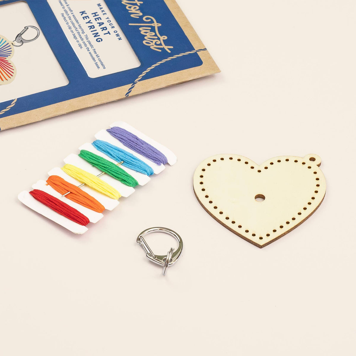 Heart Keyring Craft Kit