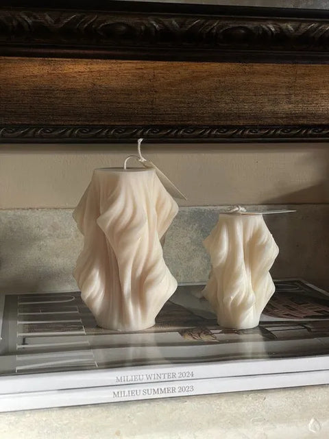 Wave Eloise and Oliver Decorative Candle art-noise.myshopify.com wave Wave Eloise and Oliver Decorative Candle art-noise.myshopify.com wave