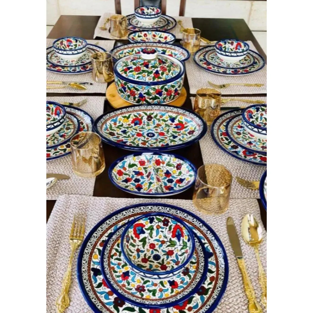 Ceramic Dining Set Watany Palestinian Products Ceramics art-noise.myshopify.com ceramic-dining-set Ceramic Dining Set Watany Palestinian Products Ceramics art-noise.myshopify.com ceramic-dining-set