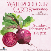Watercolour Card Workshops with Alyce Soulodre
