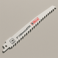 Bi-Metal Reciprocating Saw Blades – 6" & 9" | 6 TPI for Wood, Nails & Light Metal