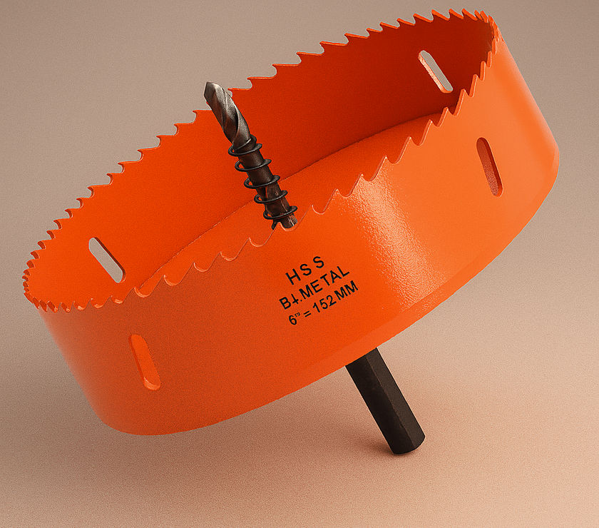 M42 Bi-Metal Hole Saw Set – 54mm to 6" | Wood, Metal, Drywall | Arbor Included