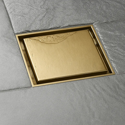  Architect Square Shower Drain – 6"x6", Tile-In or Grate Cover, 304 Stainless Good Day Building Supply Inc. Shower Drain art-noise.myshopify.com architect-square-shower-drain-6x6-tile-in-or-grate-cover-304-stainless