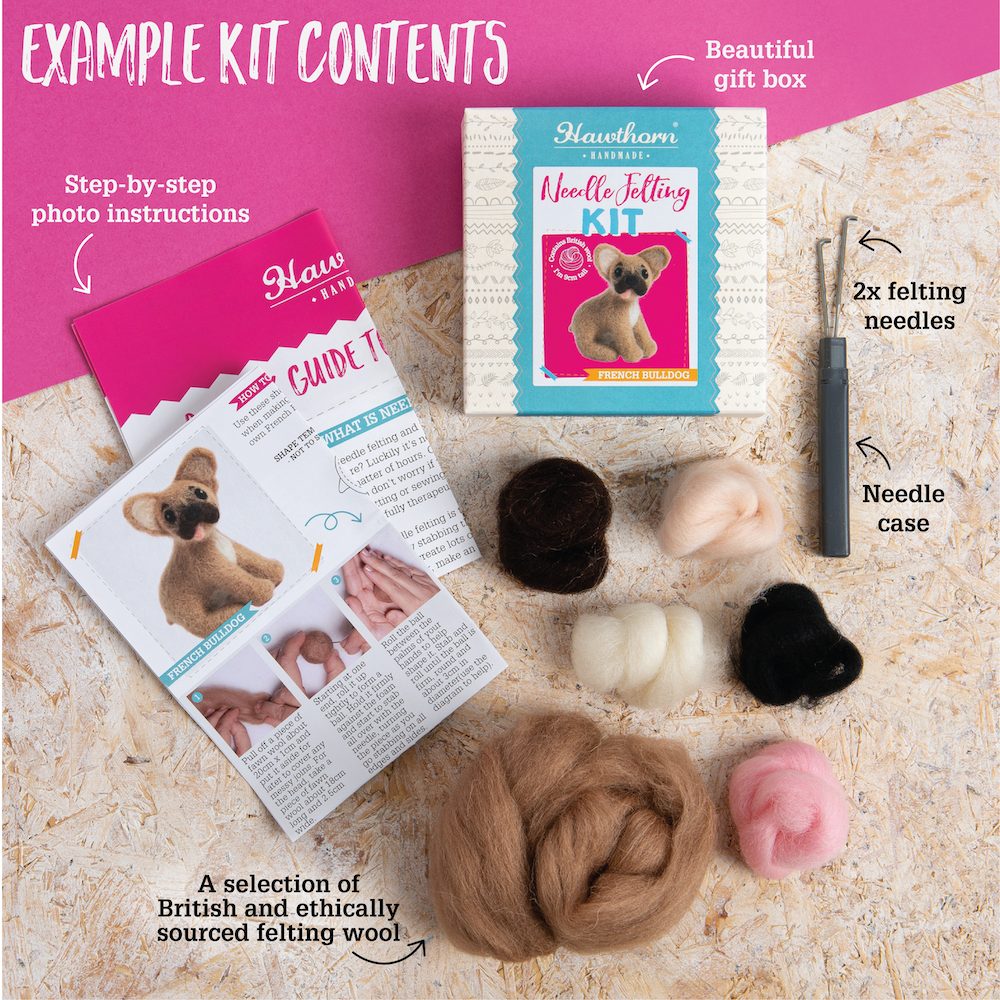 Unicorn Mini Needle Felting Kit | Beginner Craft Kit