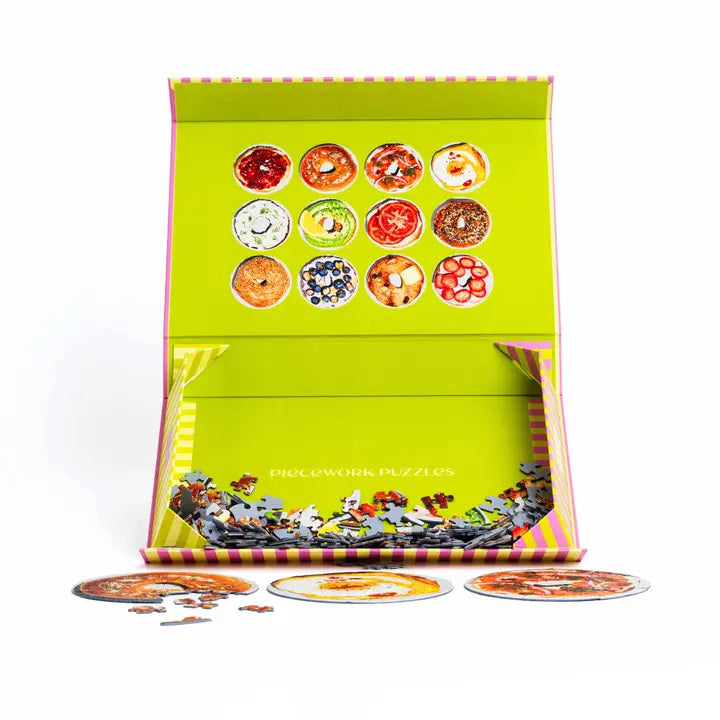 Piecework Puzzles - Box of Bagels - Mini Puzzles