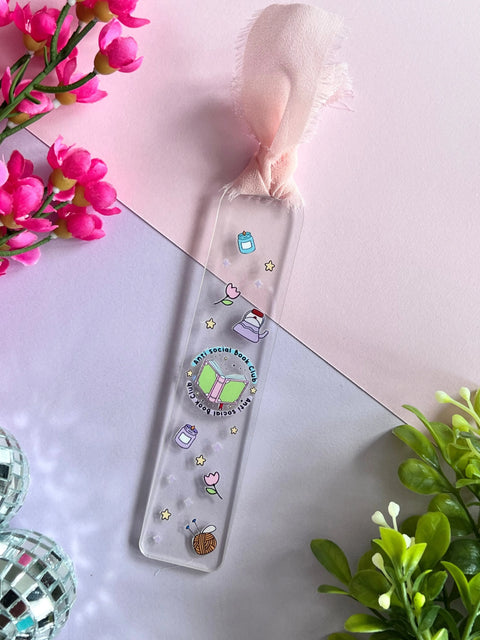 Anti social book club bookmark Glitter Paper Scissors bookmark art-noise.myshopify.com anti-social-book-club-bookmark Anti social book club bookmark Glitter Paper Scissors bookmark art-noise.myshopify.com anti-social-book-club-bookmark