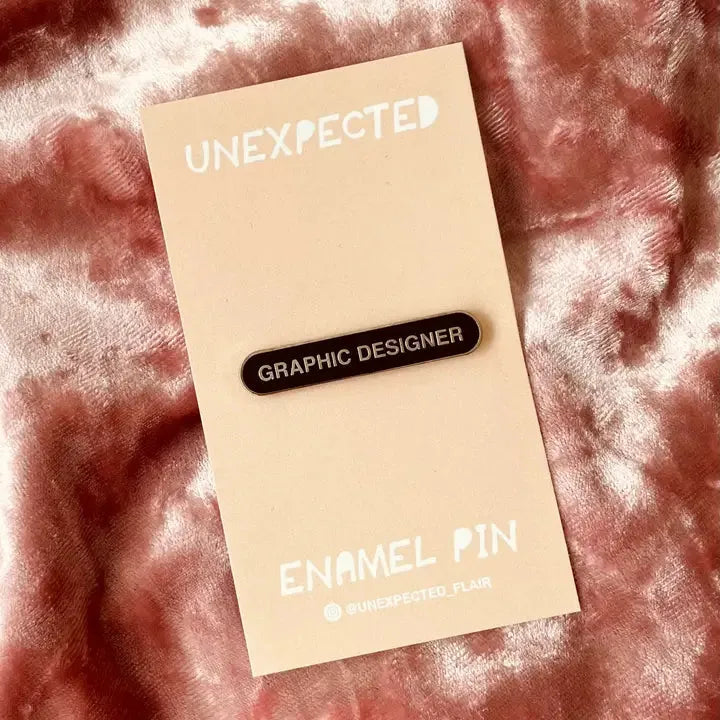 Unexpected Flair - Graphic Designer Enamel Pin - Art Noise Unexpected Flair -  Graphic Designer Enamel Pin Unexpected Flair Brooches & Lapel Pins art-noise.myshopify.com unexpected-flair-graphic-designer-enamel-pin