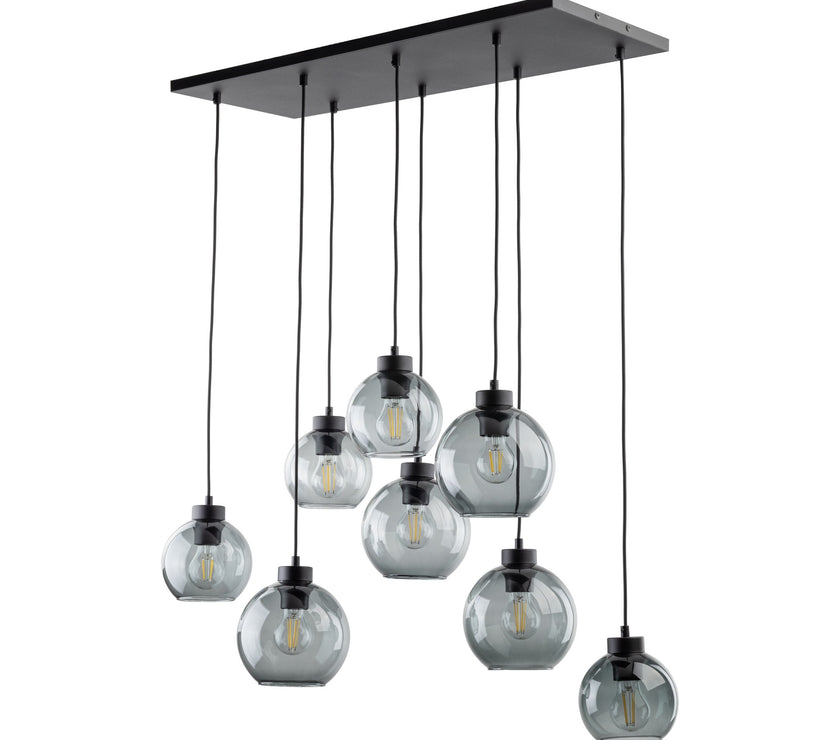CUBUS Graphite Glass Scandinavian  Pendant Light 8