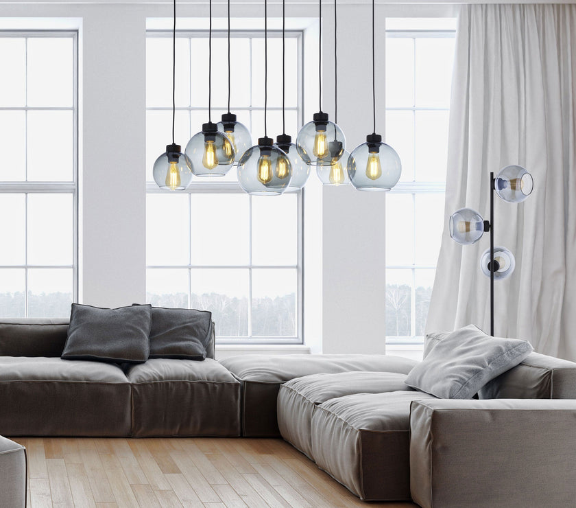 CUBUS Graphite Glass Scandinavian  Pendant Light 8
