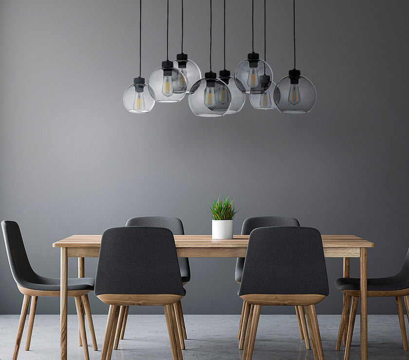 CUBUS Graphite Glass Scandinavian  Pendant Light 8